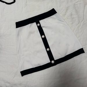 Aritzia Pearl Embellished Mini Skirt
